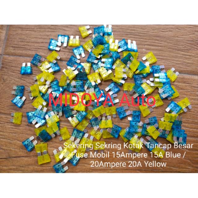 Jual Sekering Sekring Kotak Tancap Besar Fuse Mobil 15 Ampere 15A 20