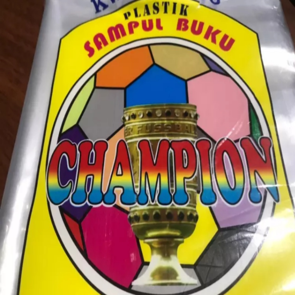 Jual Sampul Buku Plastik Ukuran Kwarto Merk Champion Isi 20 Lembar