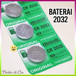 Jual Baterai Jam Tangan 2032 Batre Kancing Koin Bulat Battery Lithium