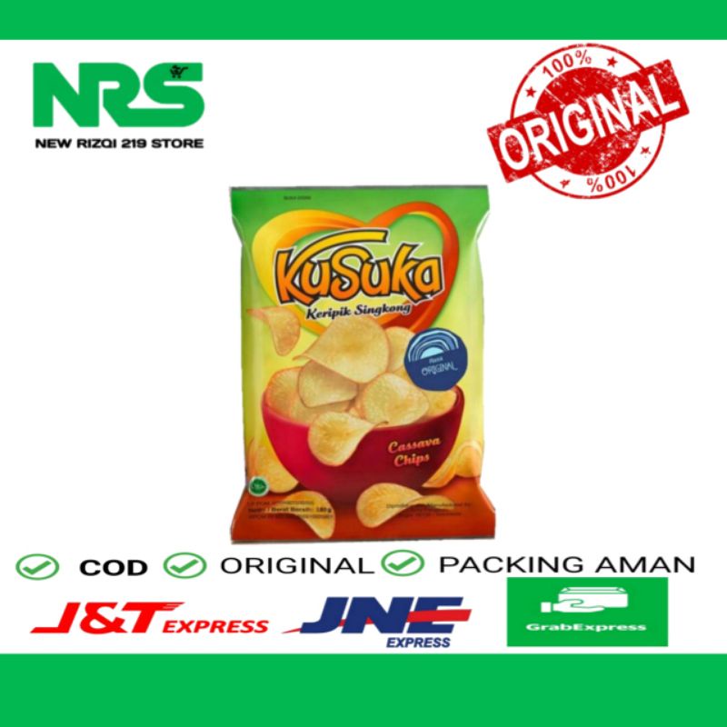 Jual Keripik Singkong Kusuka Gr Kusuka Keripik Makanan Ringan Asin