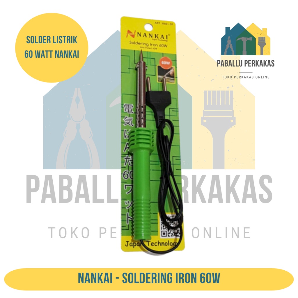 Jual Solder Listrik Watt Nankai Solder Alat Patri Listrik