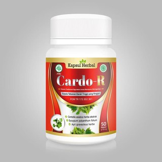 Jual CARDO R OBAT HIPERTENSI PENURUN TEKANAN DARAH TINGGI HERBAL