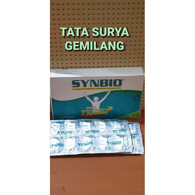 Jual SYNBIO PER BOX 30 Kapsul Prebiotik Probiotik Shopee Indonesia