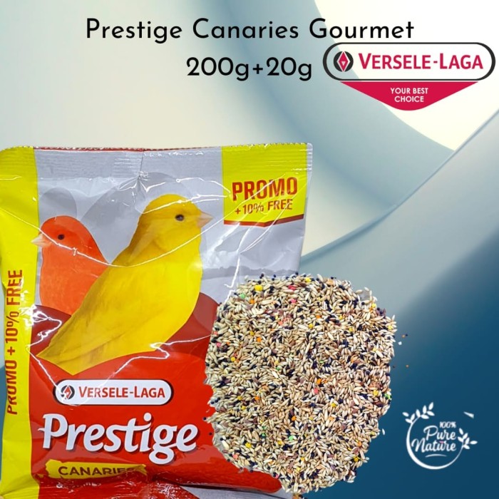 Jual PRESTIGE CANARY GOURMET 200 GR 20GR VERSELE LAGA Shopee