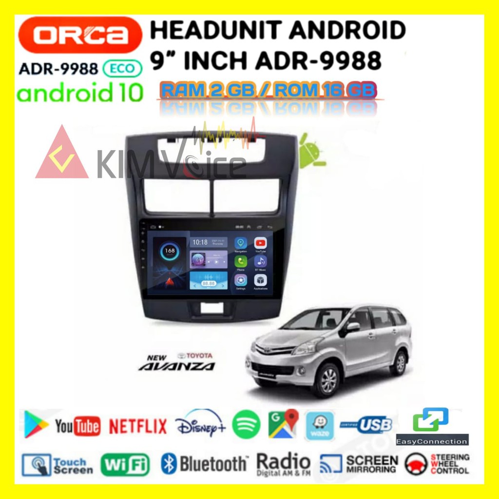 Jual Head Unit Android Orca Eco Series Inch Oem Avanza Xenia