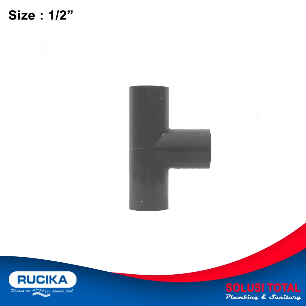 Jual Sambungan Pipa Fitting Pvc Tee Aw Tee Aw Inch Rucika