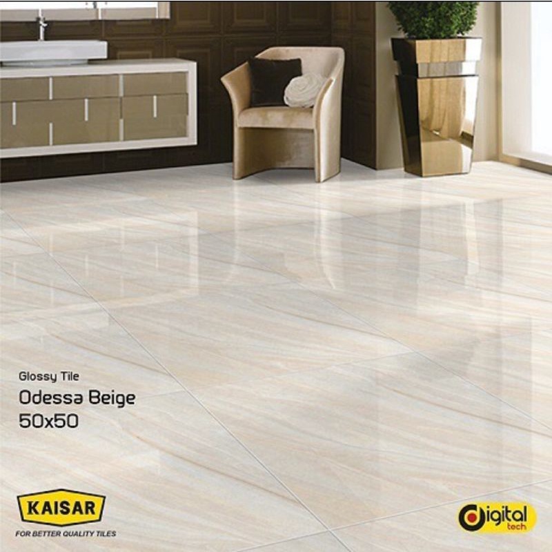 Jual Keramik Lantai Marble Glossy 50x50 ODESSA BEIGE Shopee Indonesia