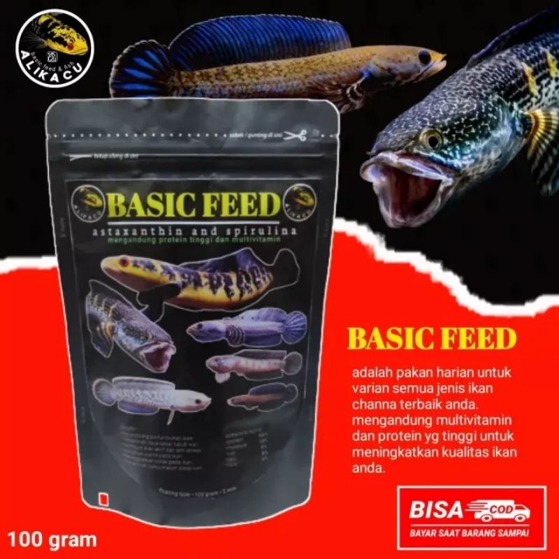 Jual Basic Feed Auranti Pelet Ikan Channa Auranti Gr Basic Feed