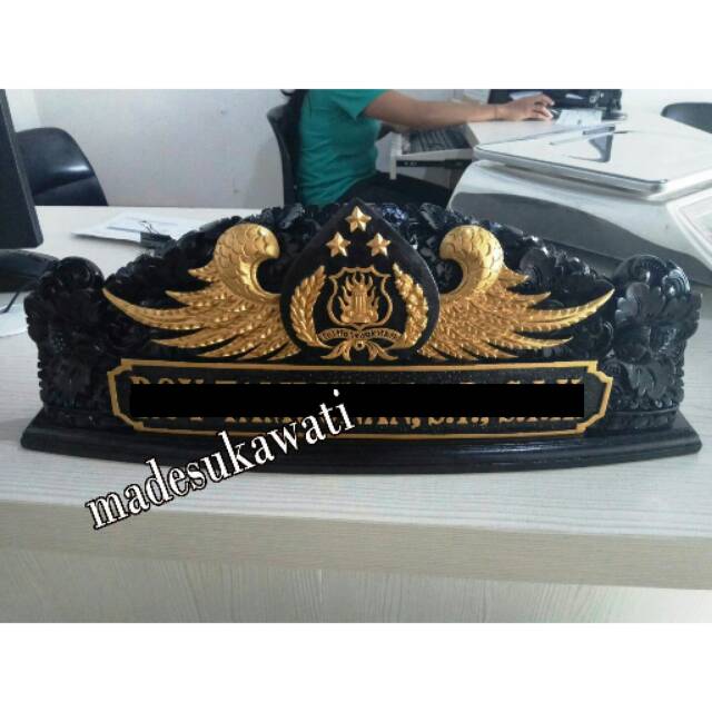 Jual Papan Nama Name Plate Lambang Logo Polisi Tribrata Shopee Indonesia