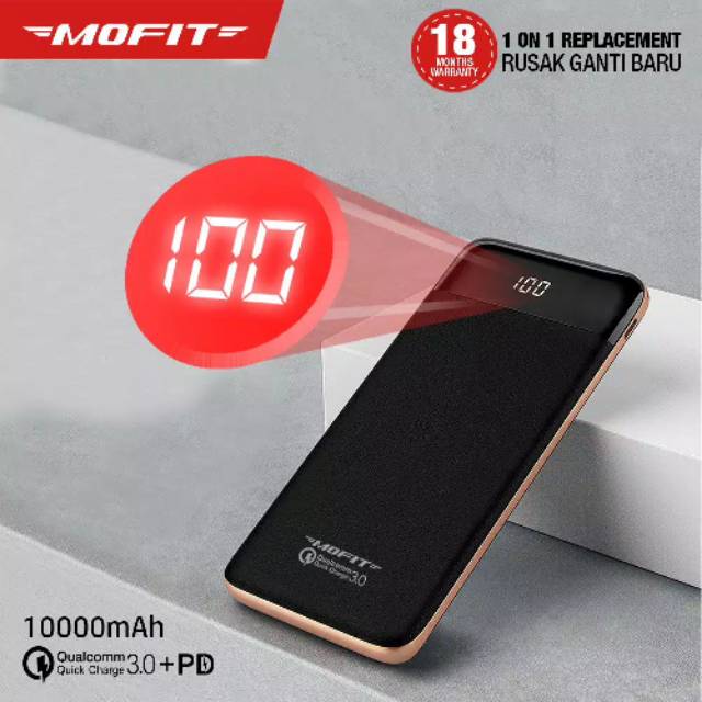 Jual MOFIT M20 Powerbank 10000mAh Quick Charger 3 0 PD Shopee Indonesia