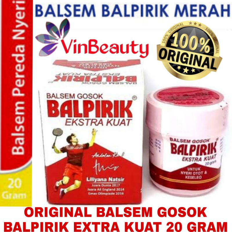 Jual Original Balpirik Gram Balsem Gosok Ekstra Kuat Merah Gr