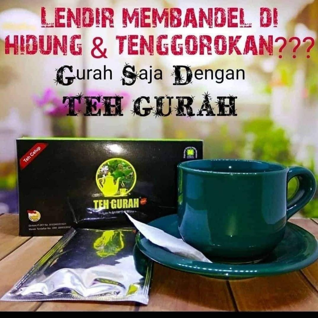 Jual Teh Gurah Penghilang Lendir Teh Gurah Nasa Obat Gurah Dahak Obat