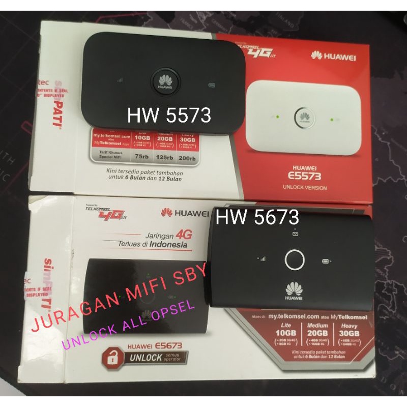 Jual BEKAS Mifi Modem Wifi Huawei E5573 E5673 Unlock All Operator 4G