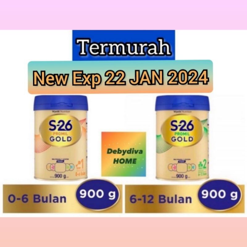 Jual S 26 S26 Promil Gold Tahap 1 Dan Tahap 2 900g NEW EXP 2024