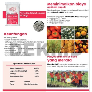 Jual Pupuk Korn Kali B Kkb Makro Mikro Majemuk Meroke Kemasan Repack