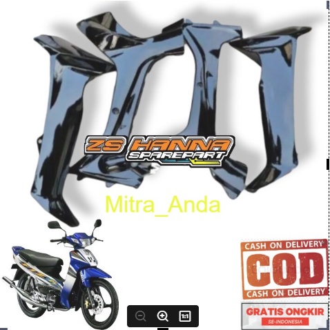 Jual Sayap LUAR DALAM Yamaha Fizr F1zr Pisr Pnp Vega R Lama Warna Hitam