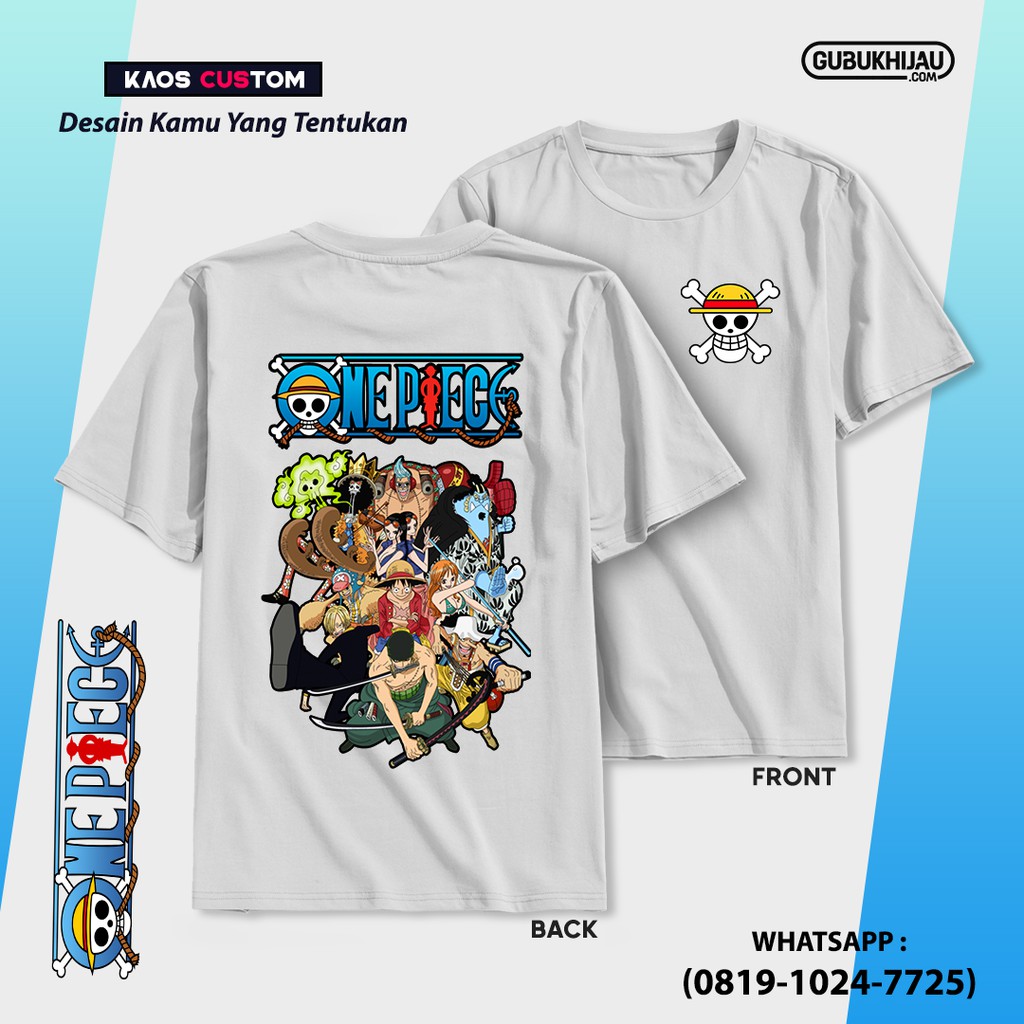 Jual Kaos One Piece Baju One Piece Kaos Anime Baju Anime Kaos Kustom