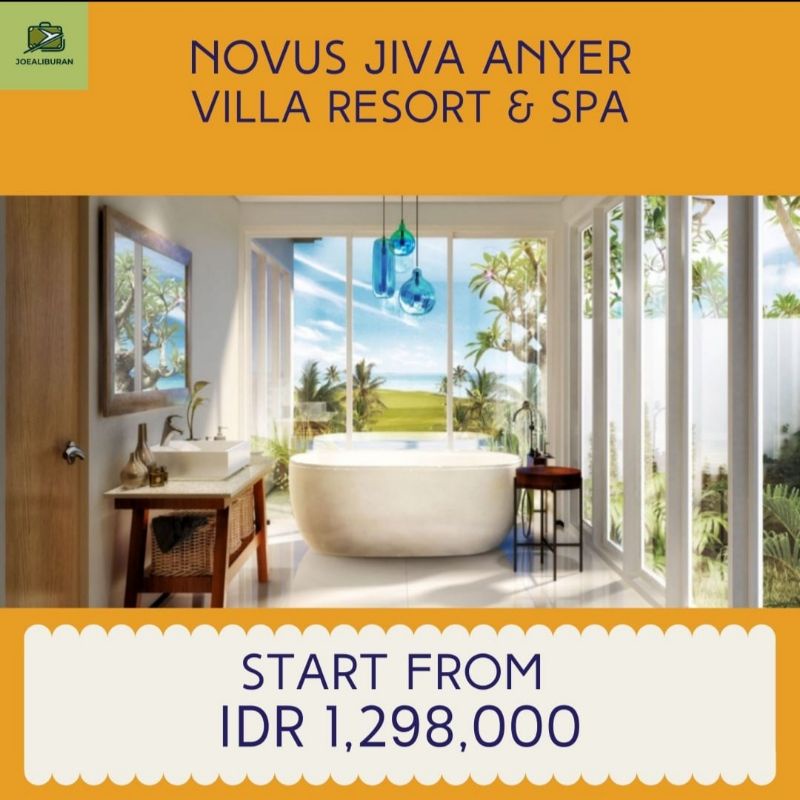 Jual NOVUS JIVA ANYER VILLA RESORT SPA Shopee Indonesia