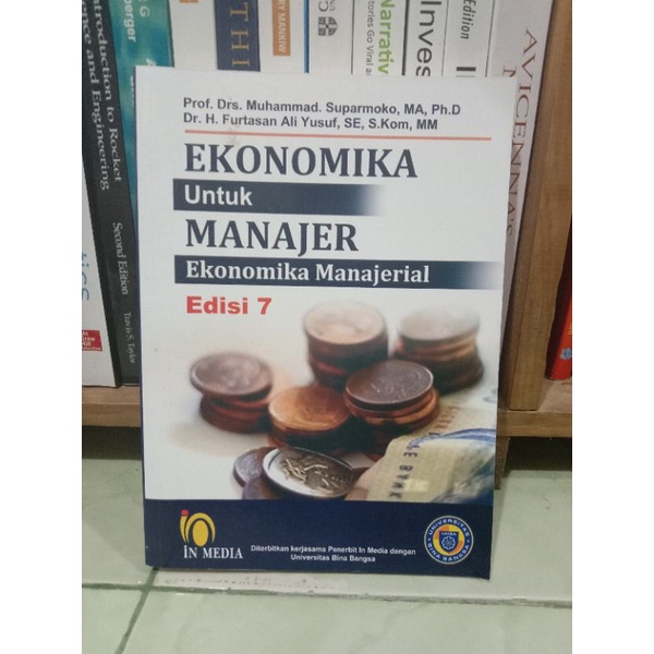 Jual Ekonomika Untuk Manajer Ekonomika Manajerial Edisi By Drs