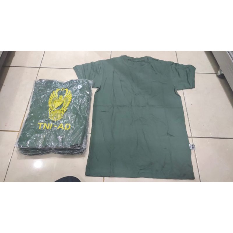 Jual KAOS DALAMAN PDH TNI AD KAOS PDH ASLI JATAH KAOS PDH BAHAN CATTON