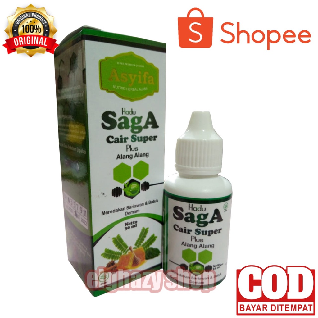 Jual Madu Saga Cair Super Plus Alang Alang Asyifa Ml Meredakan