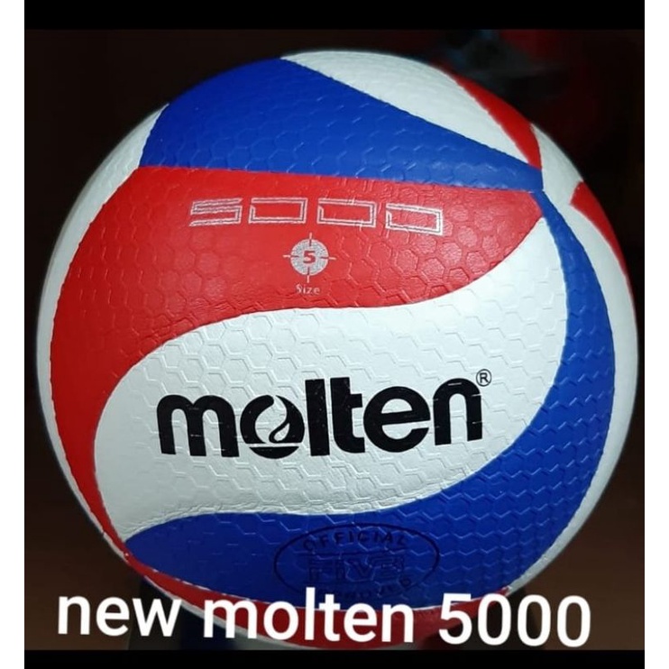 Jual BOLA VOLLY VOLLEY VOLI MOLTEN TIPE 5000 BERKUALITAS IMPOR 100