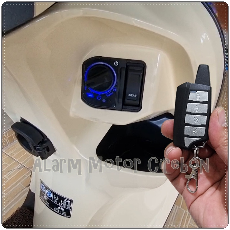 Jual Keyless Honda Scoopy Pakai Modul Alarm Nine A2 Full Fitur Shopee