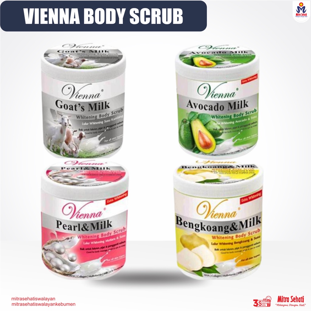 Jual Vienna Body Scrub Lulur Vienna Gr Mitra Sehati Swalayan