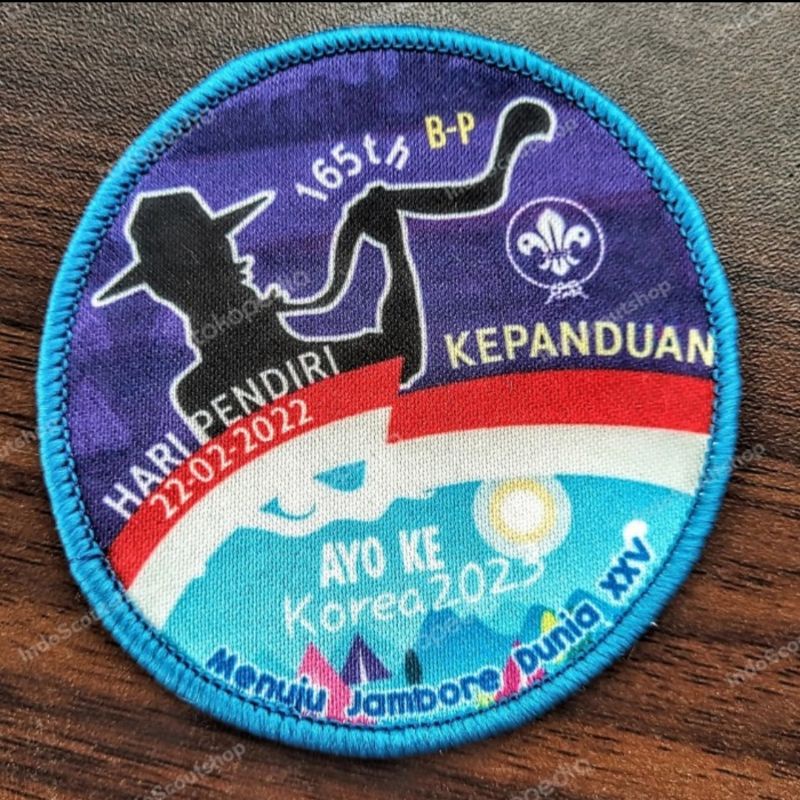 Jual Patch Merrowing Serie Baden Powell Day Hari Pendiri Kepanduan