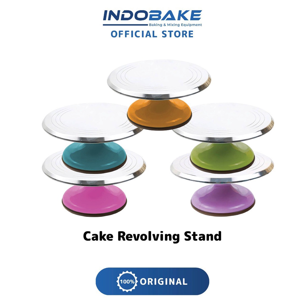 Jual Indobake Sanneng Revolving Cake Stand Meja Putar Shopee