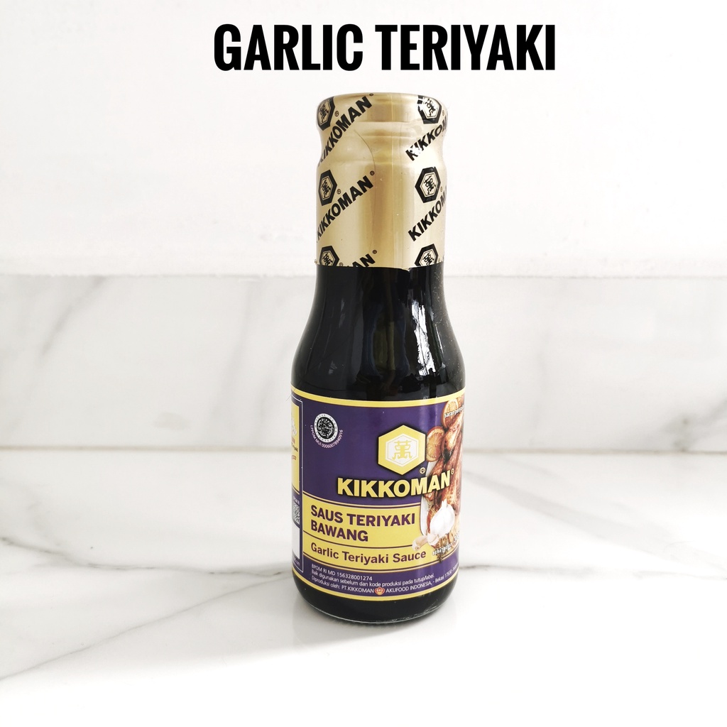 Jual Kikkoman Saus Teriyaki BAWANG Kikkoman GARLIC Teriyaki Sauce 300g