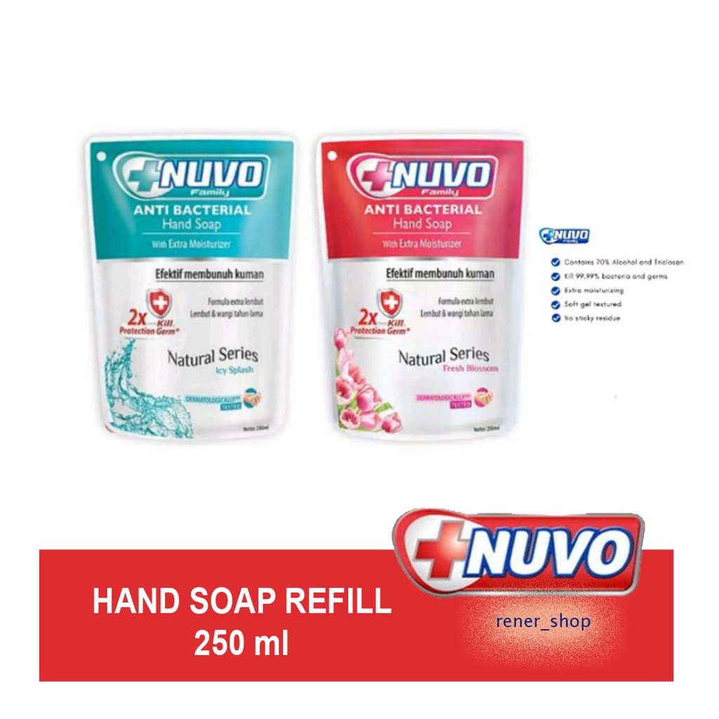 Jual Nuvo Hand Wash Ml Sabun Cuci Tangan Kemasan Pouch Murah