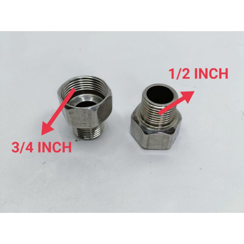 Jual Sok Drat Luar Inch X Inch Drat Dalam Stainless Shopee