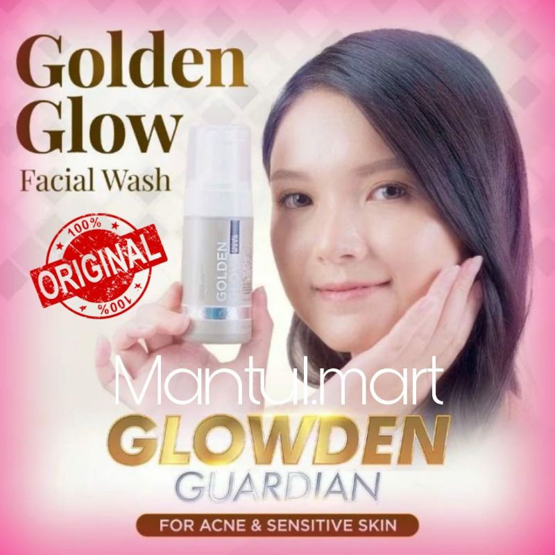 Jual NEW FACIAL WASH GOLDEN GLOW MS GLOW ORIGINAL 100 Shopee Indonesia