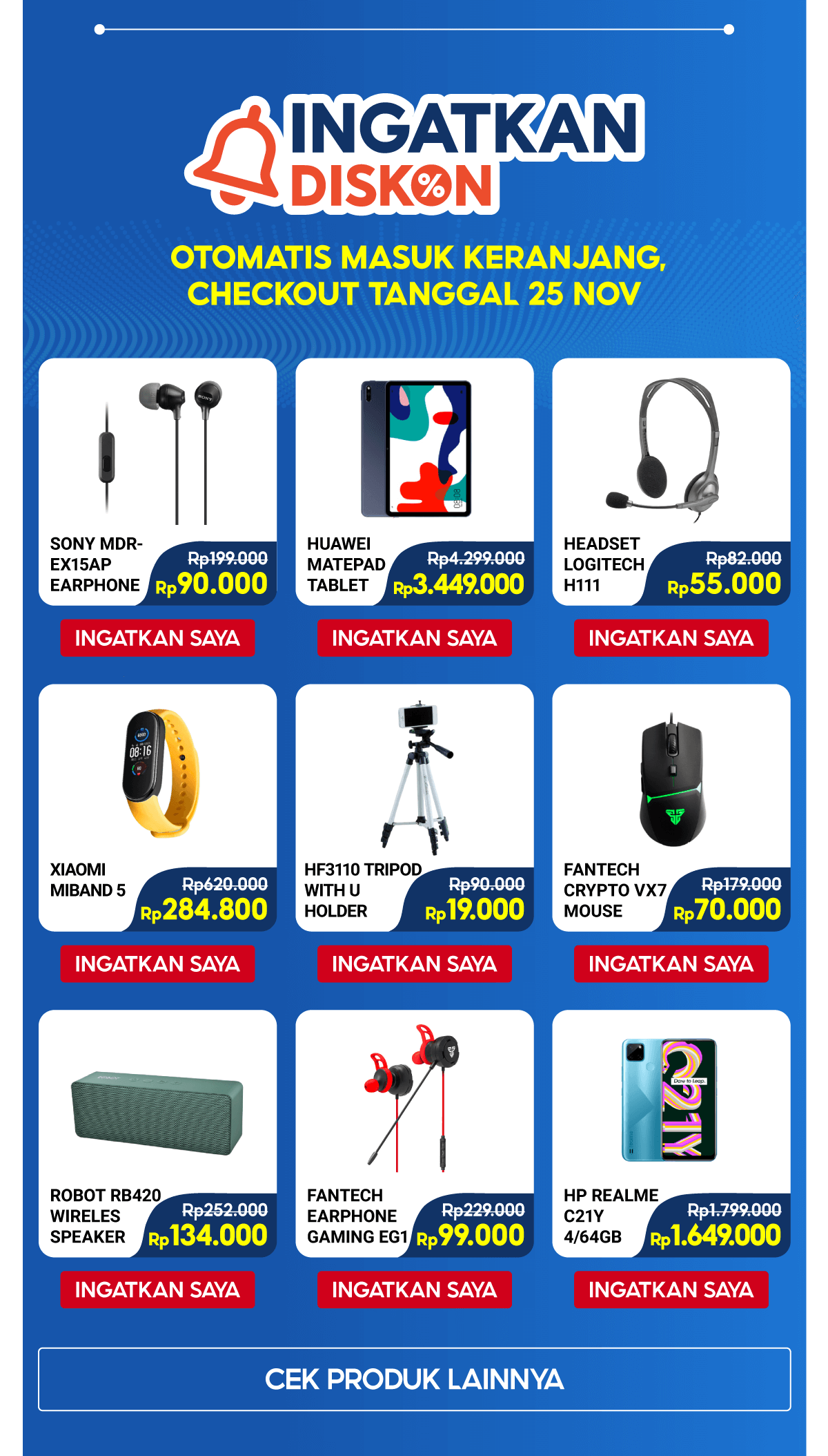 Shopee Mega Elektronik Year End Sale Garansi 100 Ori Diskon