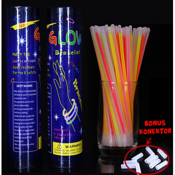 Jual Glowstick Glow Light Stick Gelang Fosfor Glowing Stick Warna