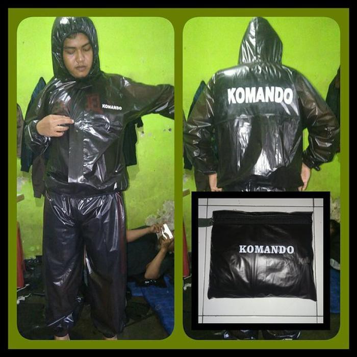 Jual TRENDING Jaket Sauna Suit Komando Multifungsi Jas Hujan BEST