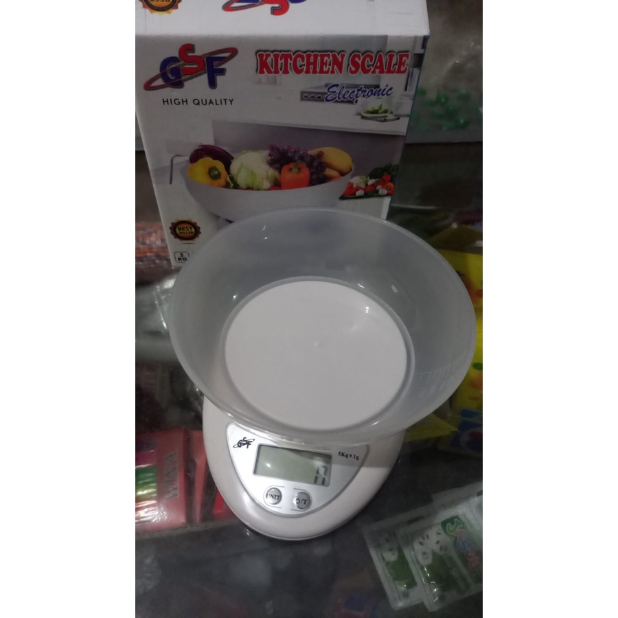 Jual Timbangan Dapur Kue Digital Gsf Kg Kitchen Scale Indonesia