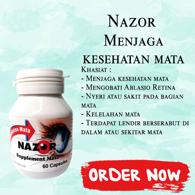 Jual Nazor Suplemen Kesehatan Mata Retina Shopee Indonesia