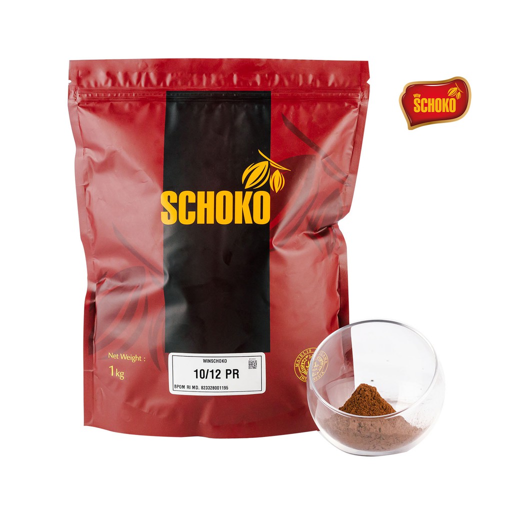 Jual SCHOKO Cocoa Powder PR 10 12 Low Fat 1Kg Coklat Bubuk Shopee