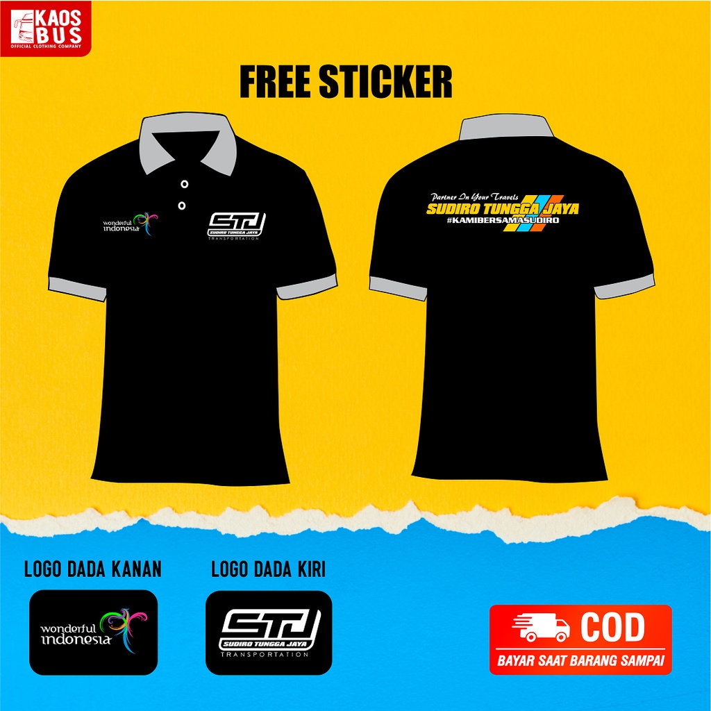 Jual Kaos Polo Bus Bis Mania Bismania Stj Sudiro Tungga Jaya Jetbus