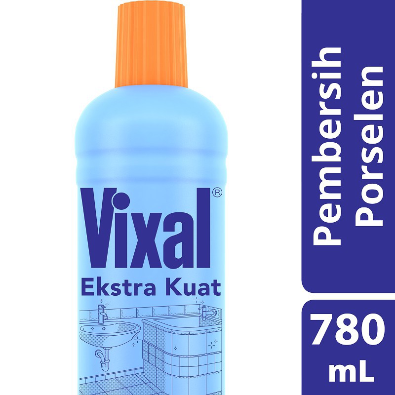 Jual Vixal Pembersih Porselen Biru 780ml Shopee Indonesia