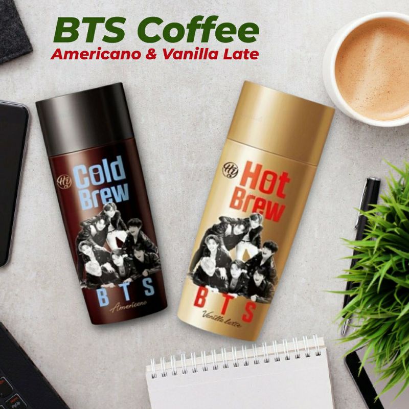 Jual Paldo Kopi Bts Edition Americano Cold Brew Vanilla Latte Hot