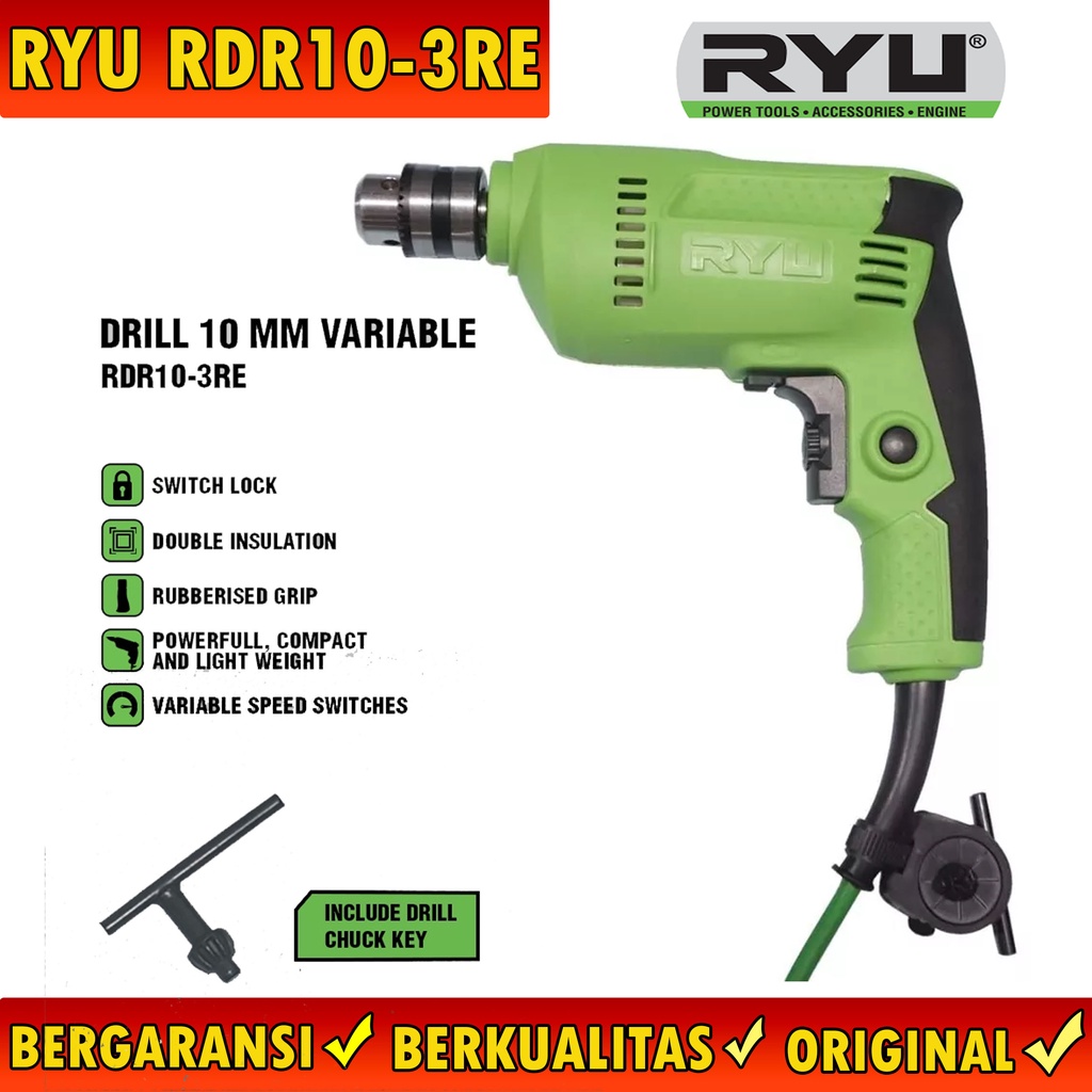 Jual Garansi Resmi Tekiro Ryu Mesin Bor Mm Mm Rdr Re Kayu Besi