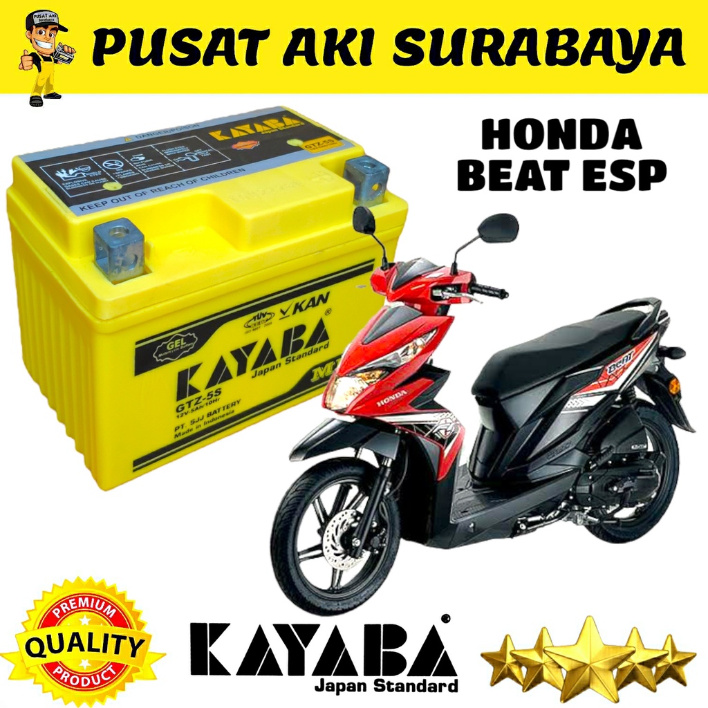 Jual ASLI KAYABA JAPAN STANDARD ACCU KAYABA GTZ5S AKI KERING MOTOR