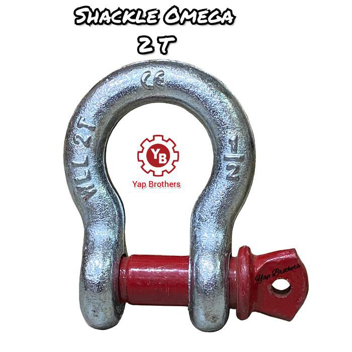 Jual Bow Shackle Segel Omega 1 2 Kapasitas 2T Putih Shopee