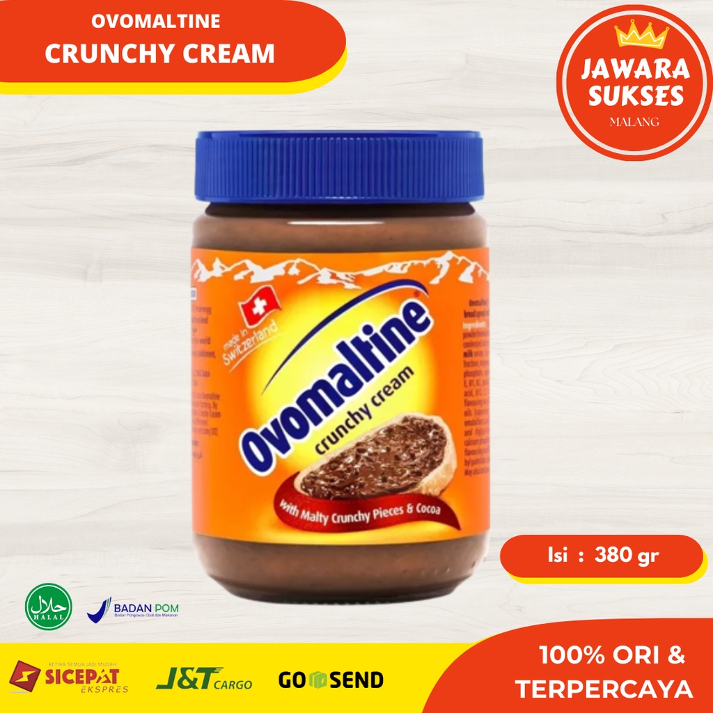 Jual Ovomaltine Crunchy Cream 380gr Selai Cokelat Choco Crunchy