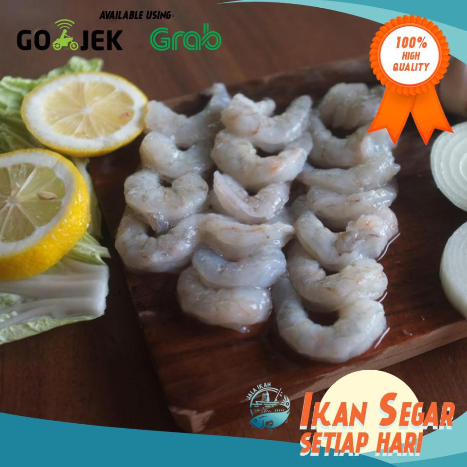 Jual Udang Vaname Kupas Ukuran Kg Indonesia Shopee Indonesia