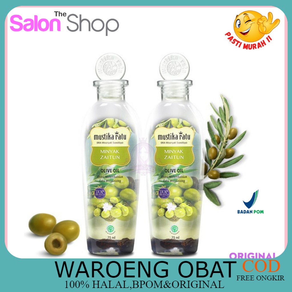 Jual ASLI Mustika Ratu Minyak Zaitun 75ml Shopee Indonesia