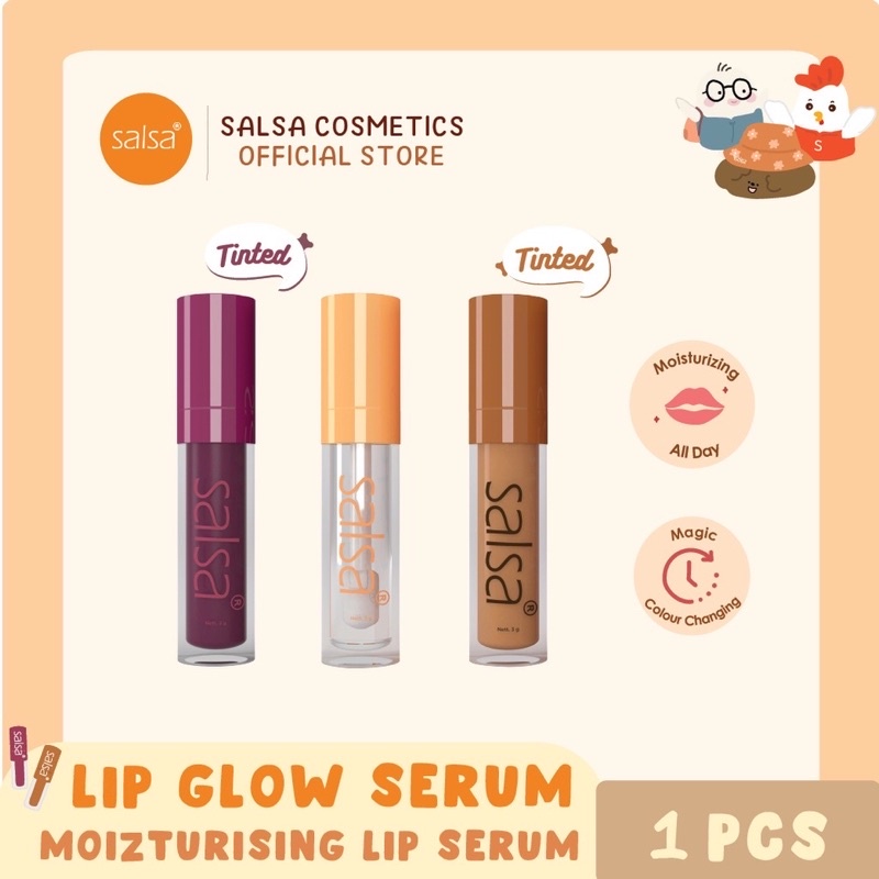 Jual Salsa Lip Glow Serum Salsa Tinted Lip Glow Serum Indonesia